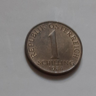 Itävalta 1 shilling 1984, kiertänyt