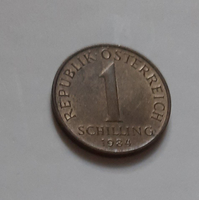 Itävalta 1 shilling 1984, kiertänyt