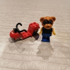 LEGO FABULAND 324-1 RICKY RACCOON ON HIS SCOOTER - pikkukuva 1