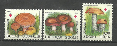 PR SIENET - PUNAINEN RISTI sarja 1980 - LaPe 863-865 **