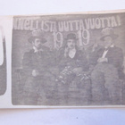 VANHA Valokuva Postikortti Uuden Vuoden Kortti 1918 Erikoine - pikkukuva 1