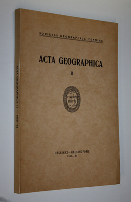 Acta geographica 11 (lukematon)