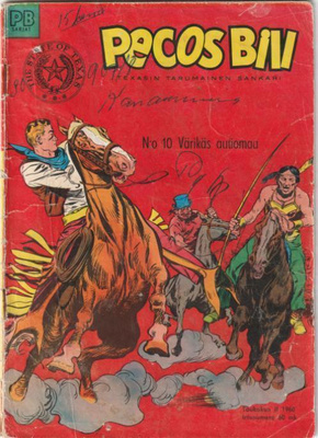 Pecos Bill 10/1960 - Värikäs Autiomaa