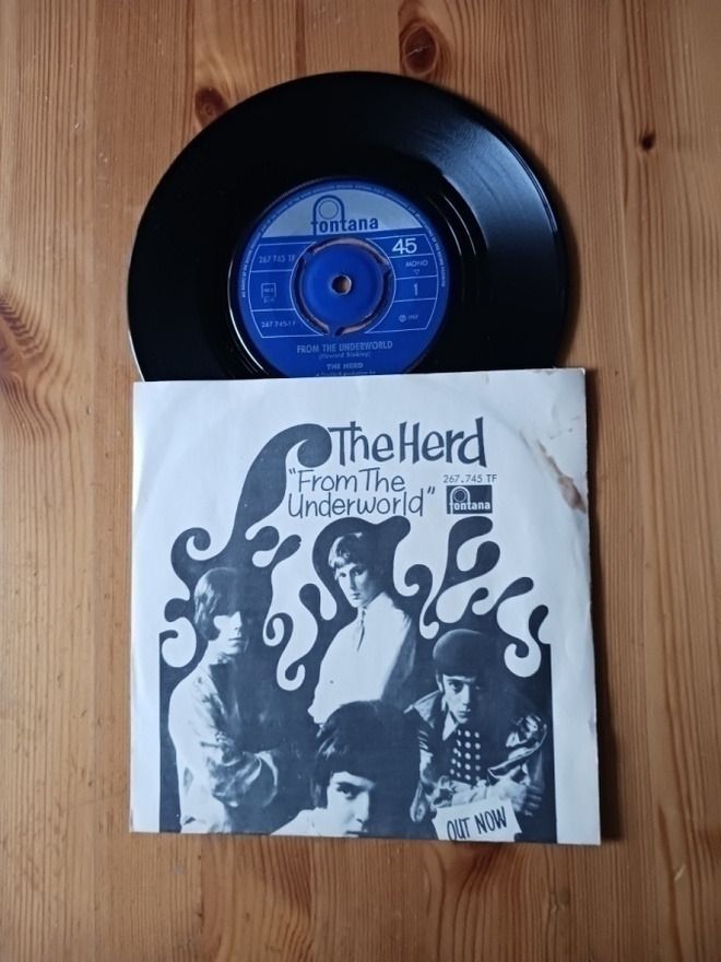 Herd – From The Underworld 7" ps orig 1967 Norway