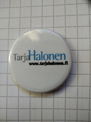 Tarja Halonen rintamerkki