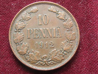 10 penniä 1912