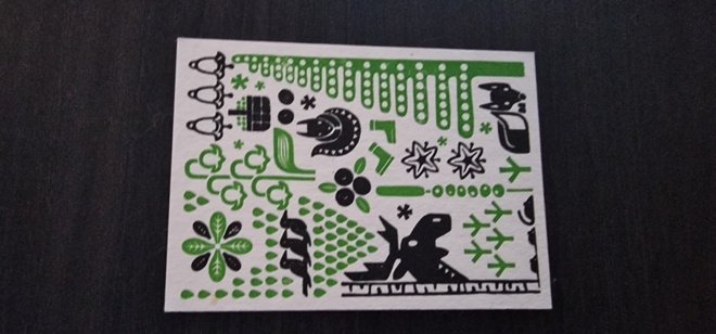 Metsä, Tämä on valmistettu sellusta, kulkematon postikortti
