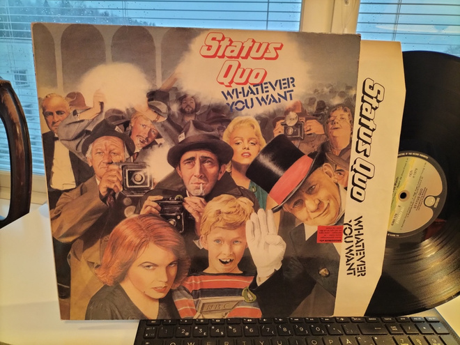 STATUS QUO, Whatever you want, LP SCA -79 HIENO KUNTO !!