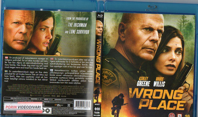 wrong place (78 154) UUSI -FI- nordic, BLU-RAY bruce willis