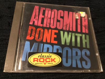 Aerosmith done with mirrors Geffen cd 1985