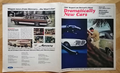 1967 Mercury esite - KUIN UUSI - ISO