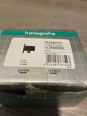 Hansgrohe FixFit Porter seinäliitin kromi