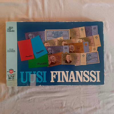 Uusi Finanssi lautapeli 1970-luvulta