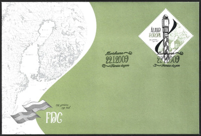 FDC Åland 2009  Uusi raja, uusi aika  LaPe ÅL 302