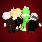 * HAUSKAT JA HYVÄT MUPPET SHOW KÄSINUKET / FIGUURIT 7 KPL * - pikkukuva 3