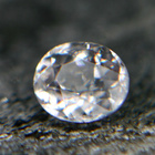 Väritön valkoinen akroiitti turmaliini 0.49 ct harvinainen - pikkukuva 3