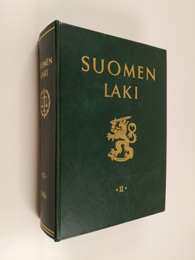 Suomen laki 1986 osa 2