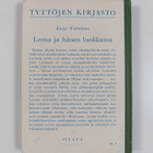 Kaija Väänänen : Leena ja hänen luokkansa : tyttöromaani - pikkukuva 2