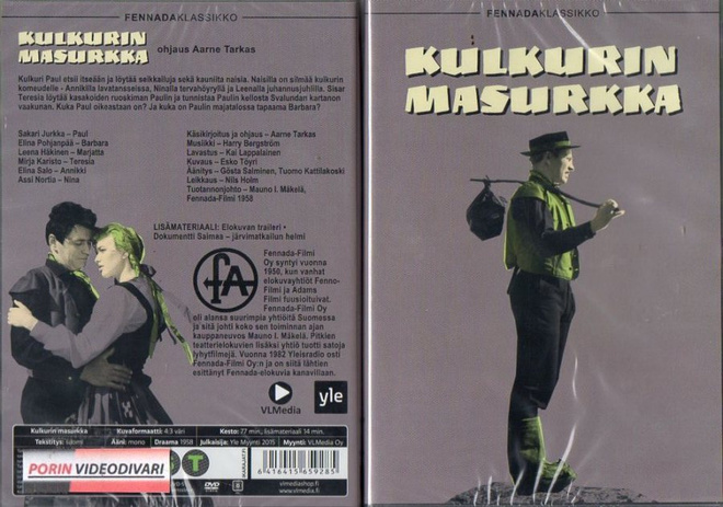 kulkurin masurkka	(14 001)	UUSI	-FI-	DVD				1958