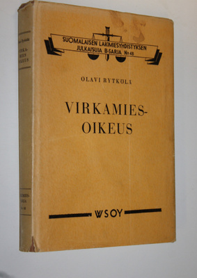 Olavi Rytkölä : Virkamiesoikeus