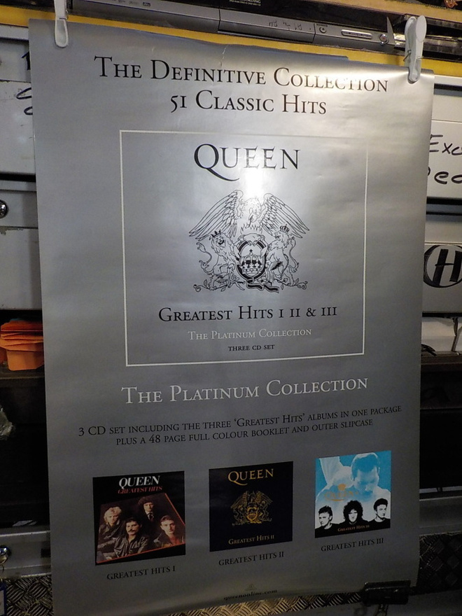 QUEEN KAKSIPUOLINEN PROMO JULISTE (W)