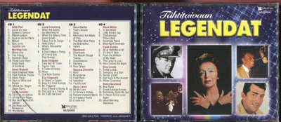 TÄHTITAIVAAN LEGENDAT . 4 CD-LEVYÄ . VALITTUJEN PALOJEN KOKO