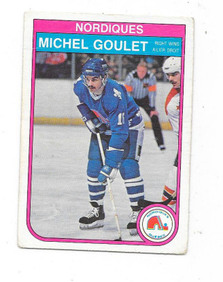 1982-83 OPC #284 Michel Goulet , Quebec Nordiques