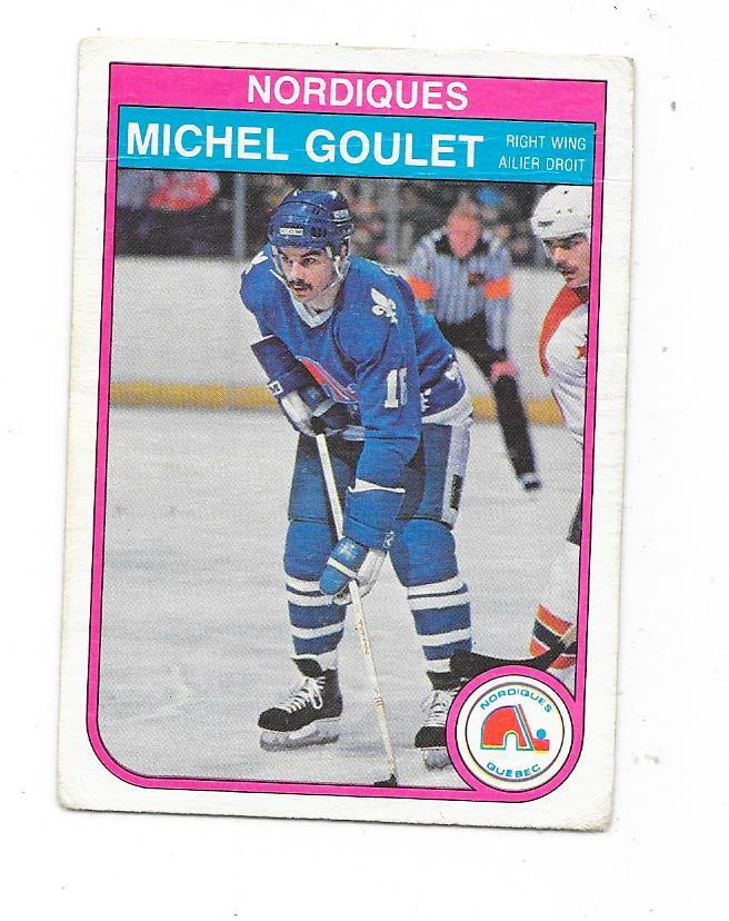 1982-83 OPC #284 Michel Goulet , Quebec Nordiques