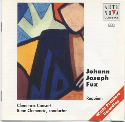 FUX • CLEMENCIC CONSORT: Requiem – Arte Nova EU CD 1995