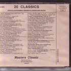 cd, VA - 20 Classics. Digitalaufnahmen grober klassischer Mu - pikkukuva 2