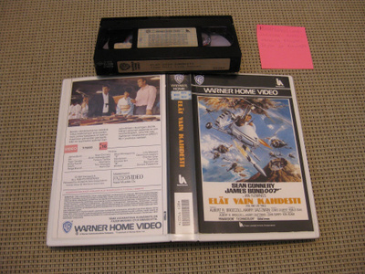 Elät Vain Kahdesti-VHS (FIx, Warner Home Video,Sean Connery)