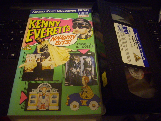 VHS : Kenny Everett's Naughty Bits ( sis. postikulut )