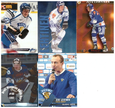 5 x JERE LEHTINEN Team Finland sis. 1 x Erikoiskortti