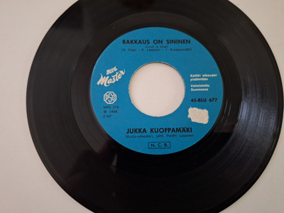 JUKKA KUOPPAMÄKI - RAKKAUS ON SININEN 7 " Single