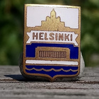 Helsinki Emalinen merkki. Halkaisija - 22 mm. - pikkukuva 2