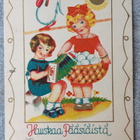 Vanha pääsiäiskortti v. 1942, rivileima Lantula - pikkukuva 1