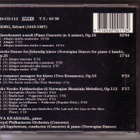 cd, Grieg - Piano Concerto, etc. - Eva Knardahl (piano) [kla - pikkukuva 2