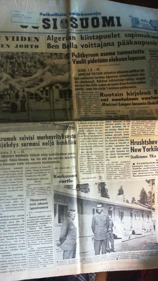 Uusi Suomi 3.8.1962