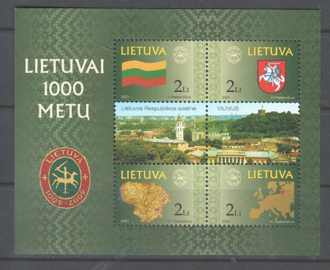 Liettua 2000 The 1000th Anniversary of Lithuania
