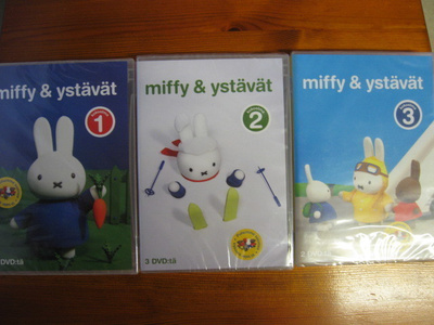 MIFFY & YSTÄVÄT KOKOELMAT  1-3 DVD
