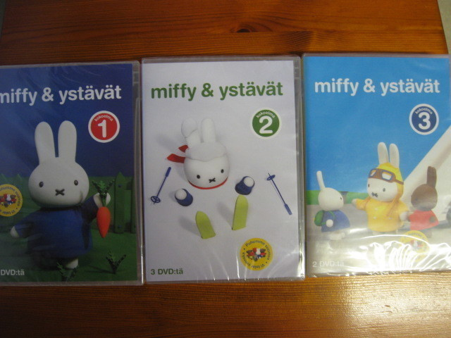MIFFY & YSTÄVÄT KOKOELMAT  1-3 DVD