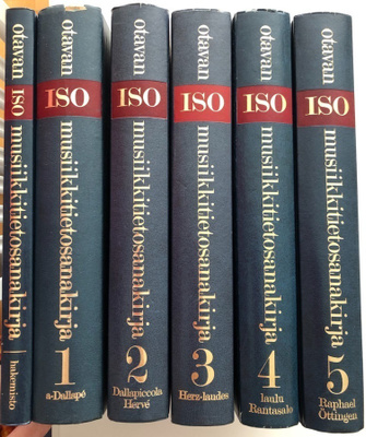 Otavan iso musiikkitietosanakirja 1-5 ja hakemisto