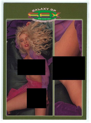 1997 Hot Shots Galaxy of Sex Superstars #22 Sandra Scream