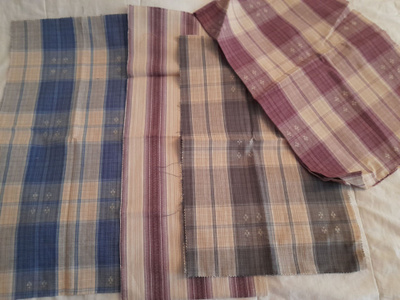 4 palaa sisustuskangasta + kaupanpäällinen