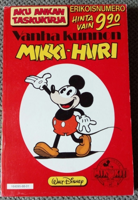 Aku Ankan taskukirja Erikoisnumero Vanha kunnon Mikki-Hiiri