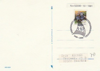 ERIKOISLEIMA , Kristiinankaupunki 350 v, 8.8.1999