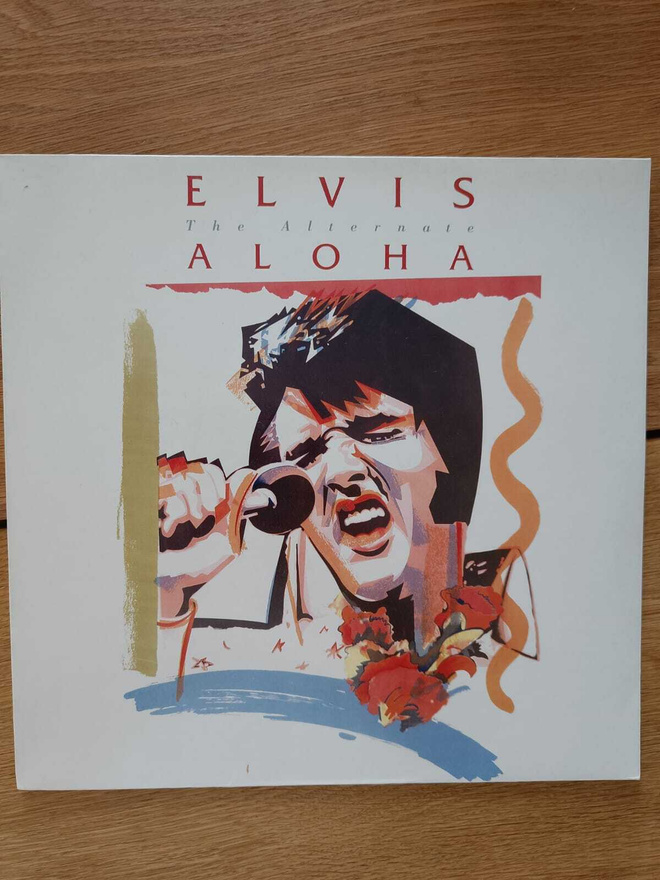 AUCTION - ELVIS ELVIS THE ALTERNATE ALOHA LP EU -88