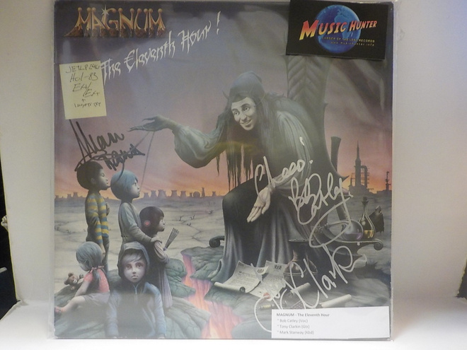 MAGNUM - THE ELEVENT HOUR EX+/EX+ LP +NIMMARIT