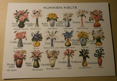 Kukkakimppujen kieltä 1900 (UP), väripk, ei p.