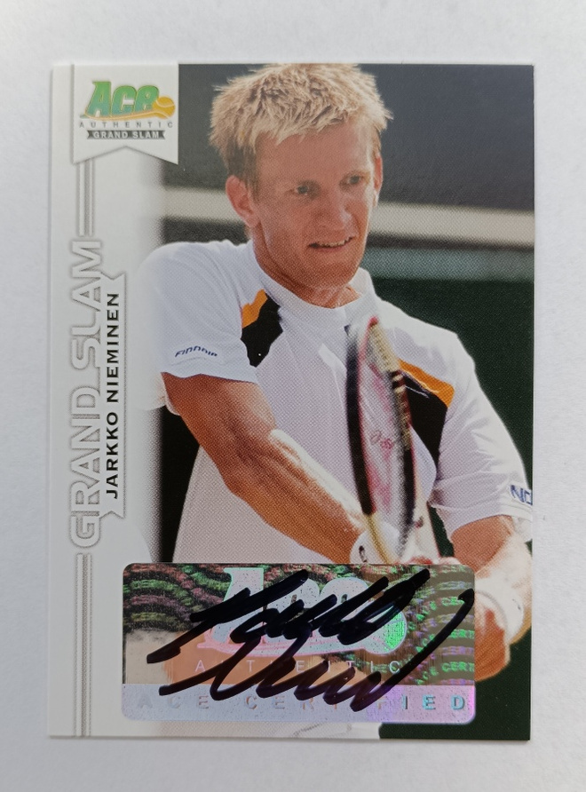 2013 Ace Authentic Tennis Auto Jarkko Nieminen
